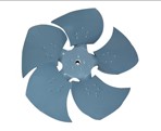 Multi-Blade Axial Fan for Ventilation