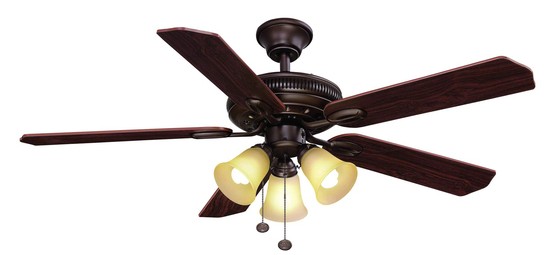 Indoor Ceiling Fan with Light Kit