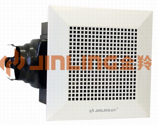 Square Ventilation Exhaust Fan with Duct Connector