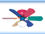 Indoor Ceiling Fan with Light