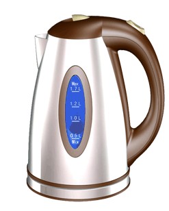 Electric Kettle with Stainless Steel Body