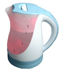 Transparent Electric Kettle with Illuminated Indicator