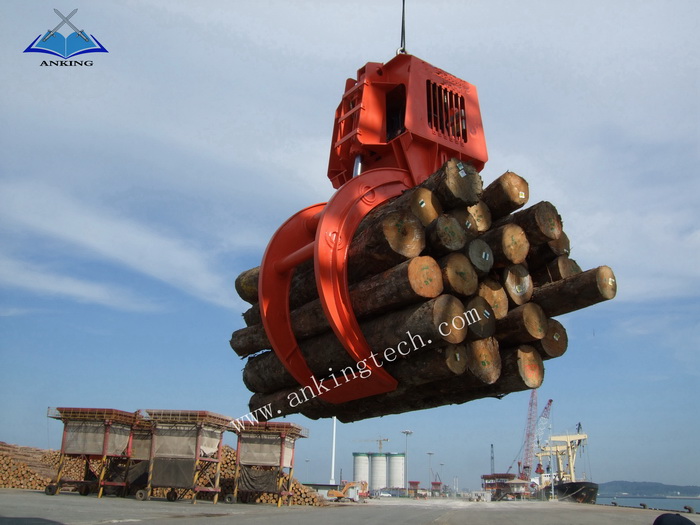 Electro-hydraulic timber grab for crane wood - Image 2