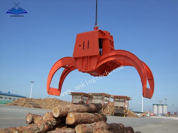 Electro-Hydraulic Crane Timber Grab