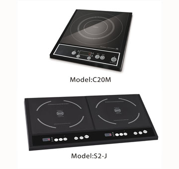 Induction Cooktop with Single and Double Burner Options