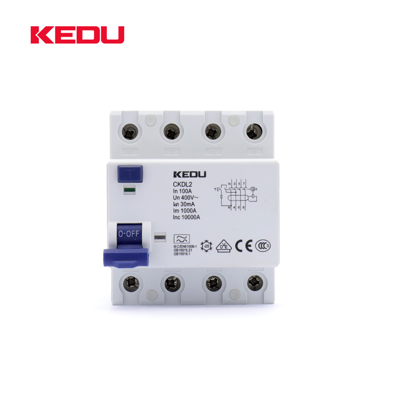 Electromagnetic Residual current circuit breakers (RCCB) 4P (6KA 10KA)(25A 32A 40A 63 A 80A - Image 2