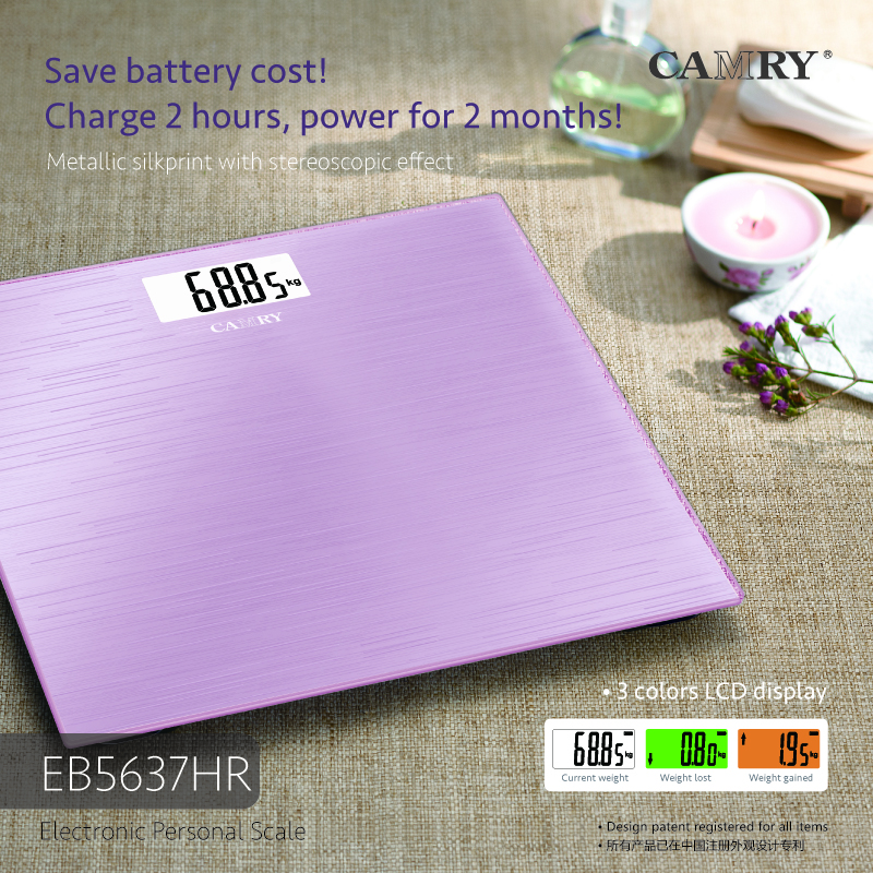 Digital Bathroom Scale with LCD Display
