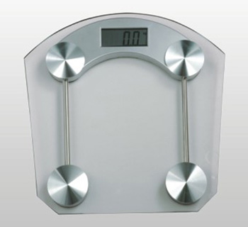 Digital Bathroom Scale with Glass Platform