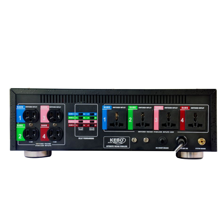 Automatic Voltage Stabilizer with Buzzer Alarm