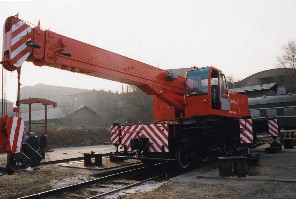 Railroad Crane for Railway Maintenance
