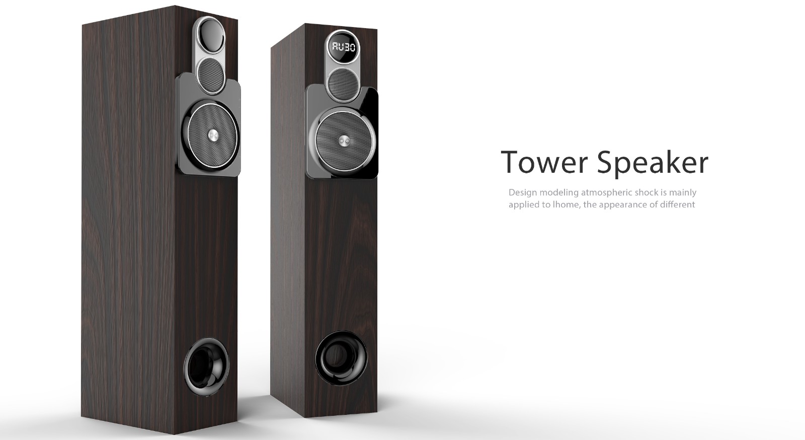 Floor-Standing Tower Speakers for Home Audio