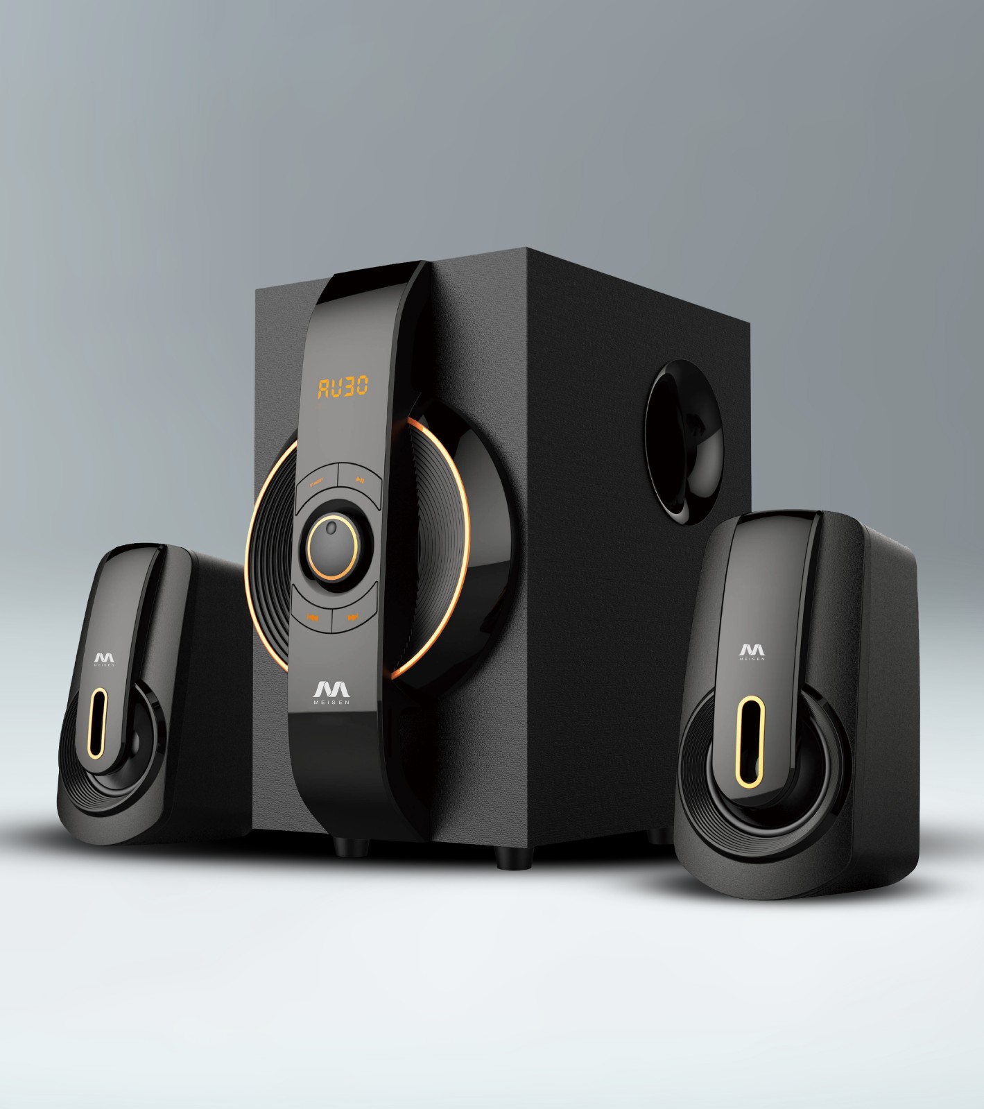 2.1 Channel Computer Speaker System with Subwoofer