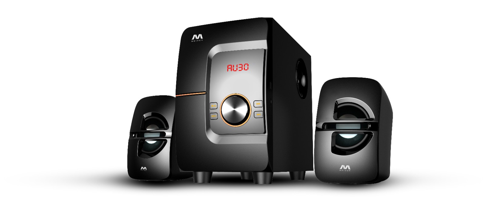 2.1 Channel Computer Speaker System with Subwoofer