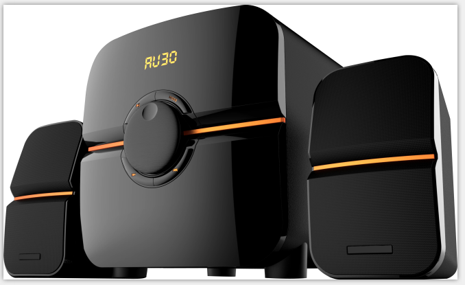2.1 Channel Home Theater Speaker System with Subwoofer