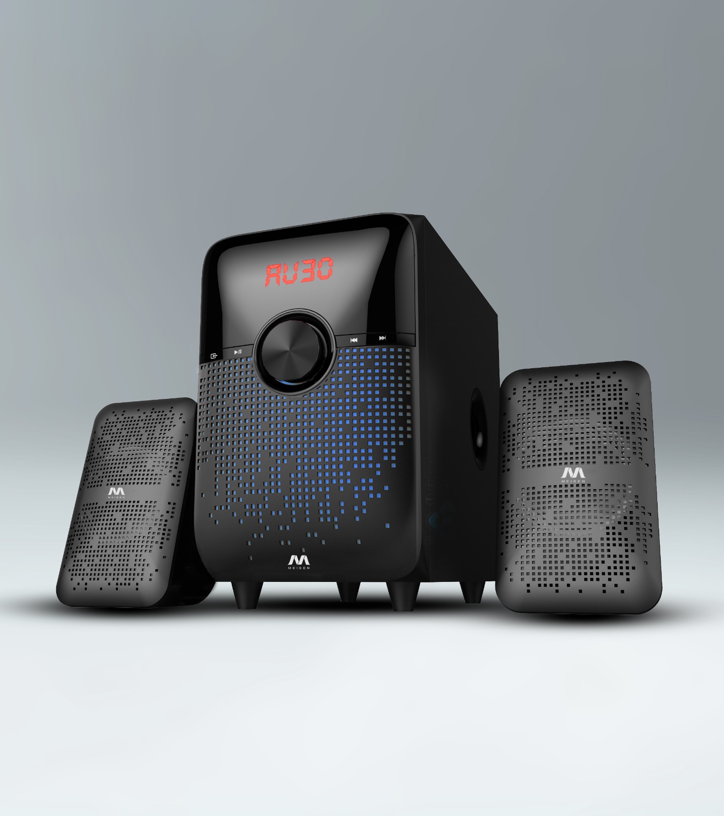 2.1 Channel Computer Speaker System with Subwoofer