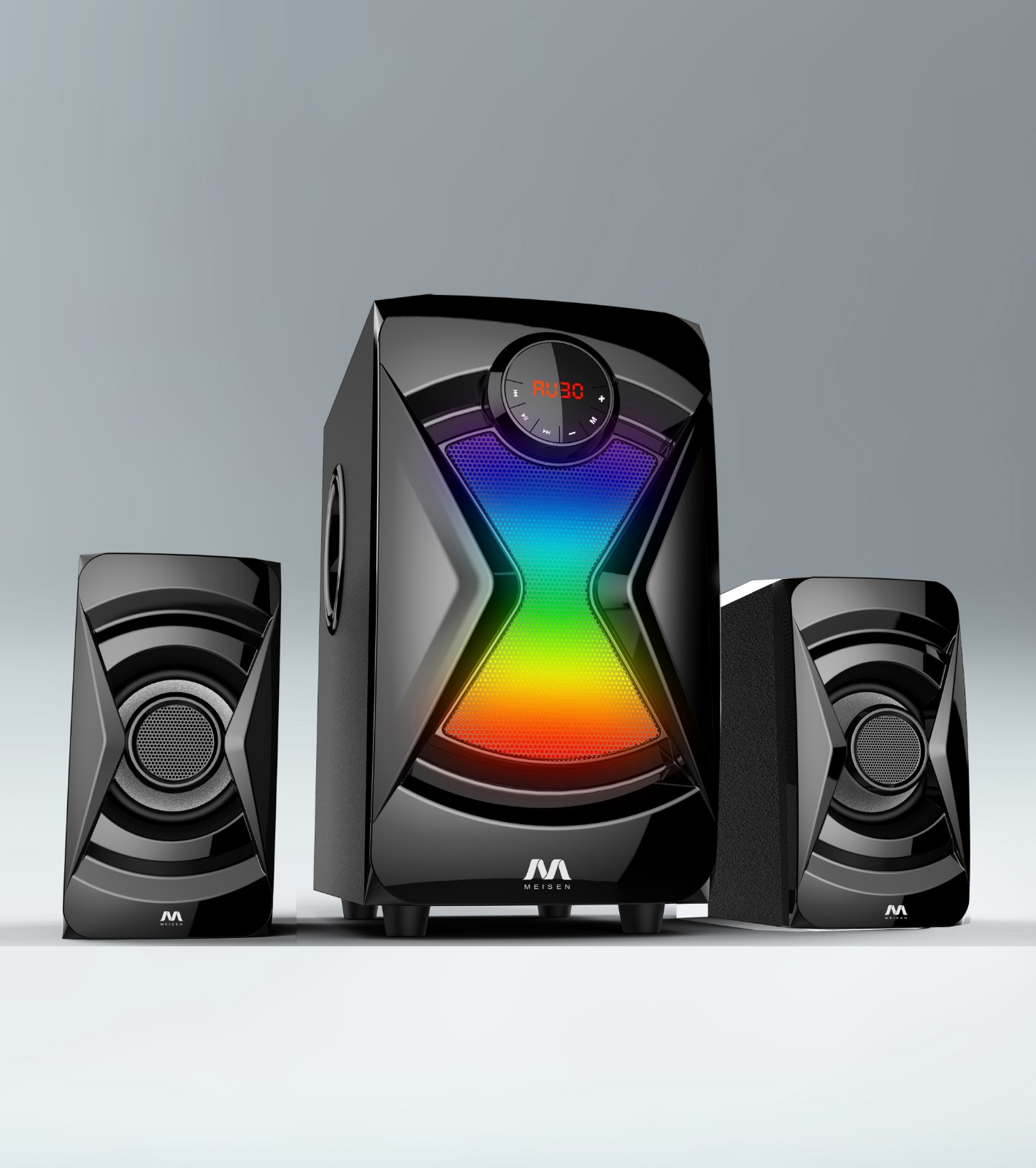 2.1 Channel Computer Speaker System with RGB Lighting