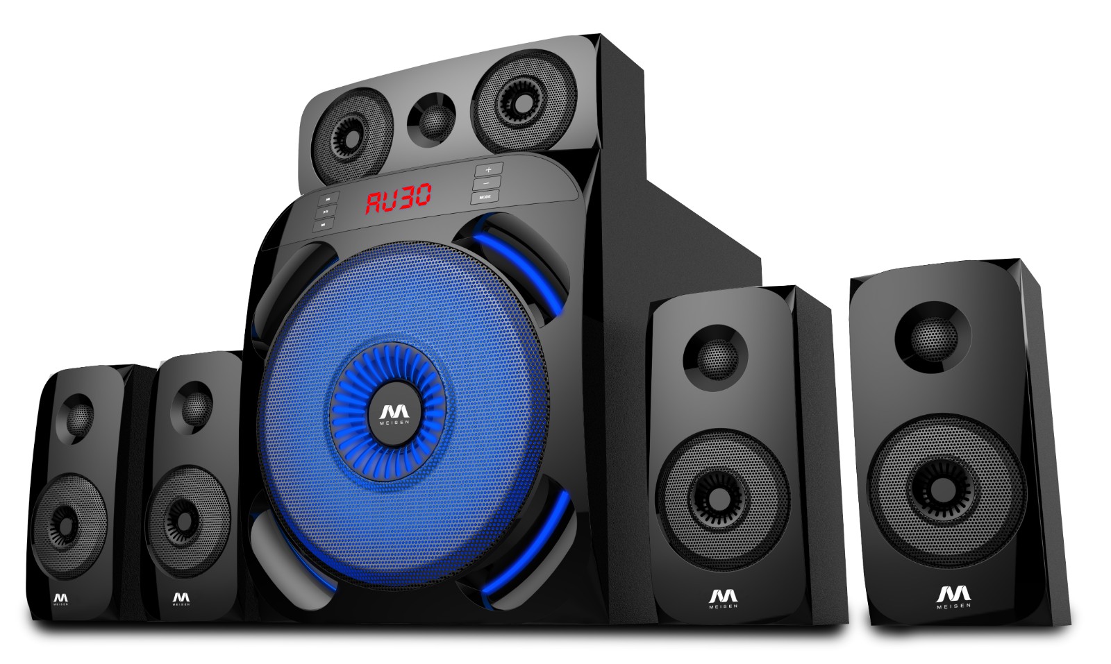 5.1 Channel Computer Speaker System with Subwoofer