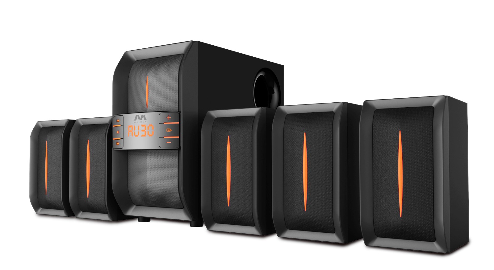5.1 Channel Computer Speaker System with Subwoofer