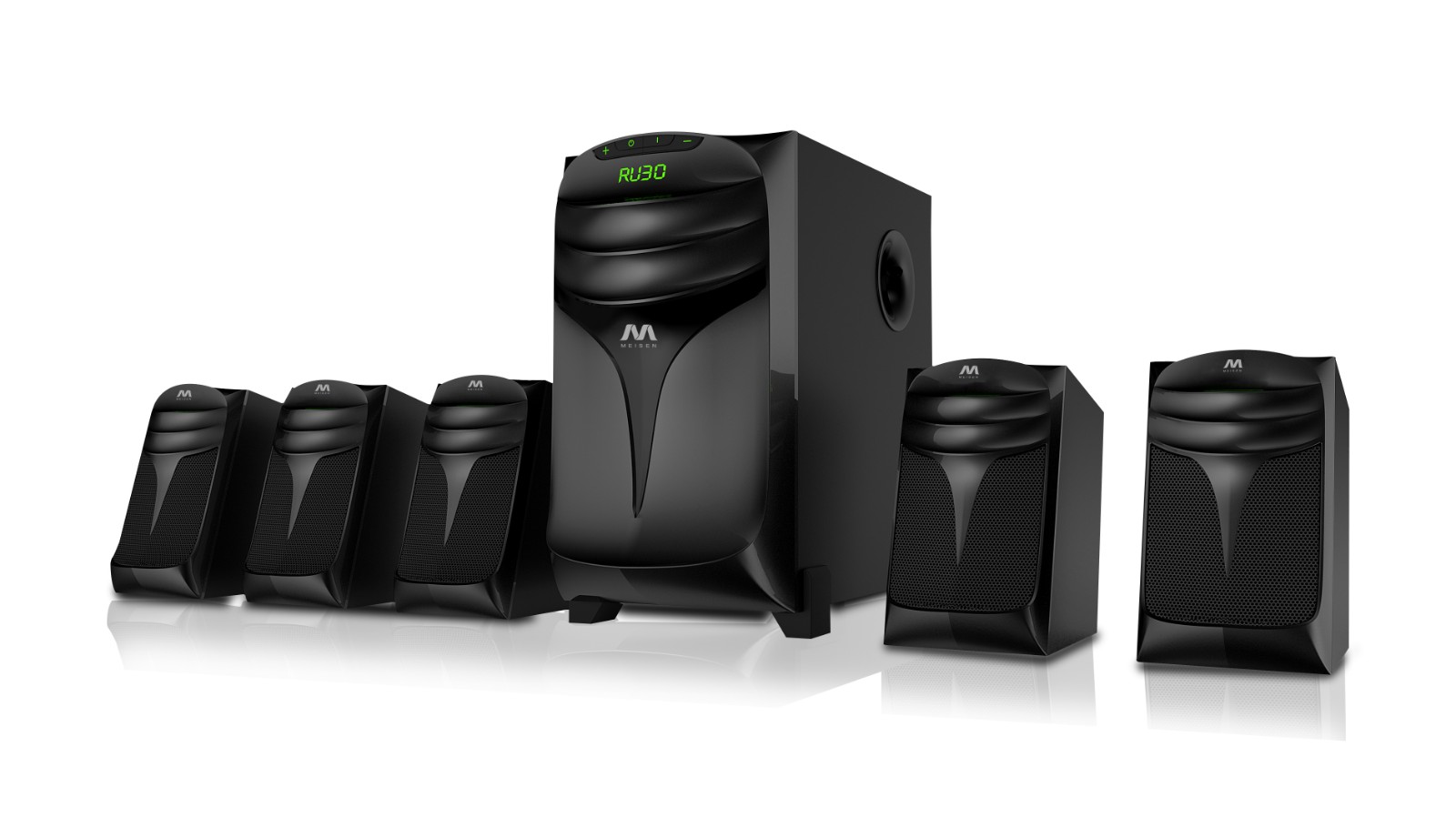 5.1 Channel Computer Speaker System with Subwoofer