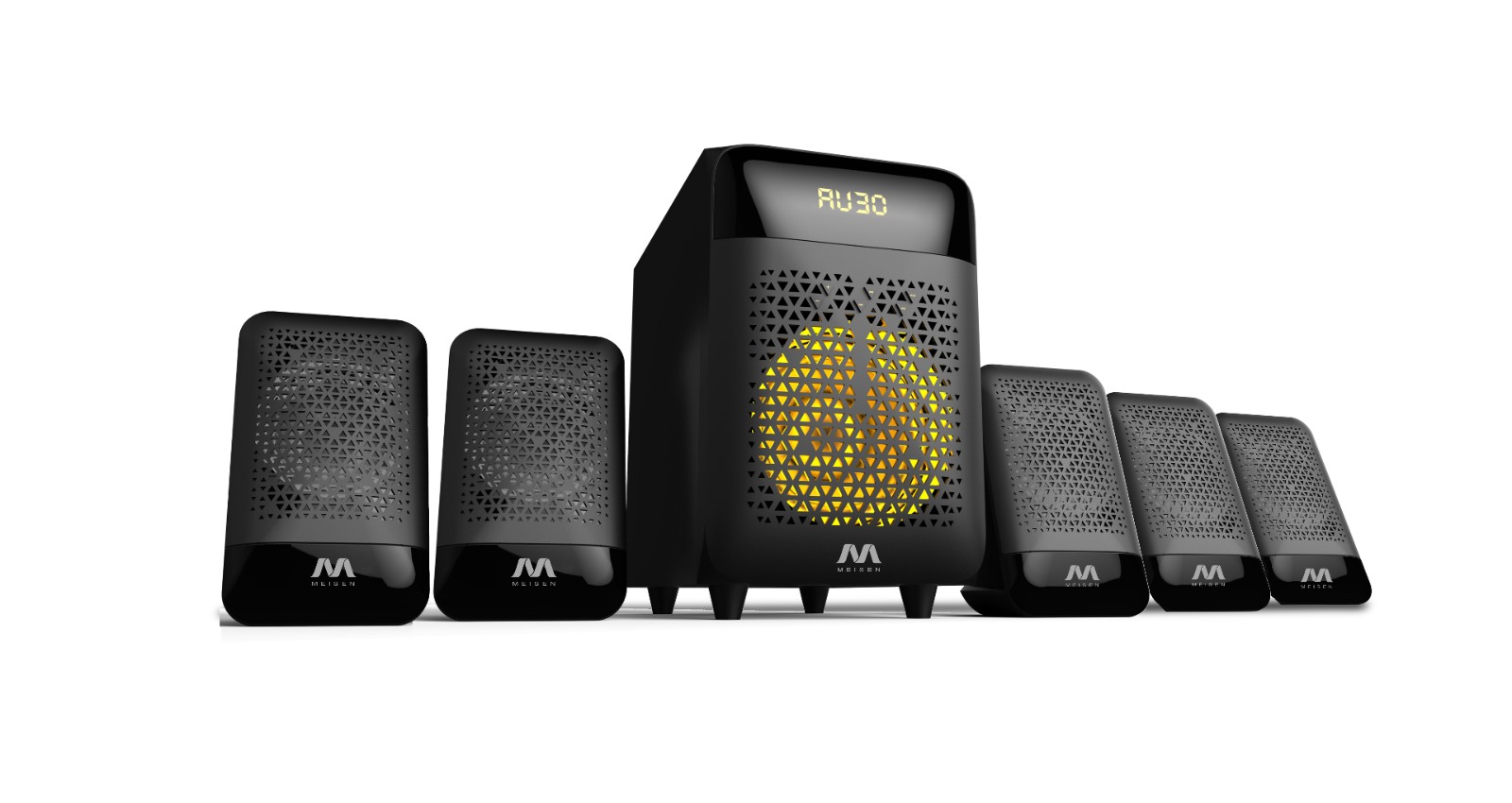 5.1 Channel Computer Speaker System with Subwoofer