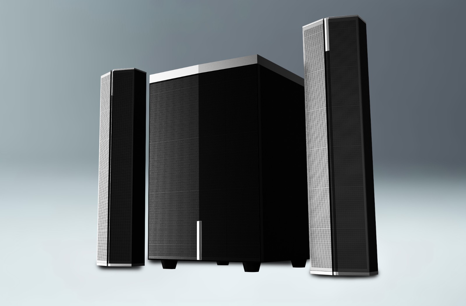 TV Speaker System with Subwoofer