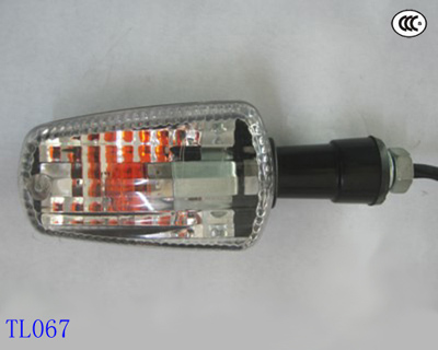 Motorcycle Turn Signal Indicator Light with Clear Lens
