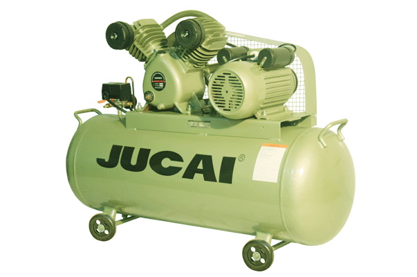 Industrial Air Compressor with Horizontal Tank