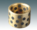 Cylindrical Bearing with Solid Lubricant Plugs