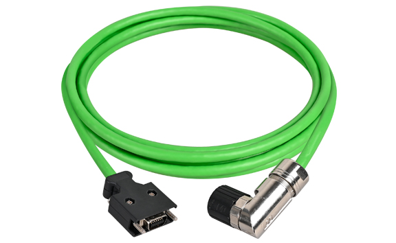 Encoder Cable Assembly with D-Sub and M23 Connectors