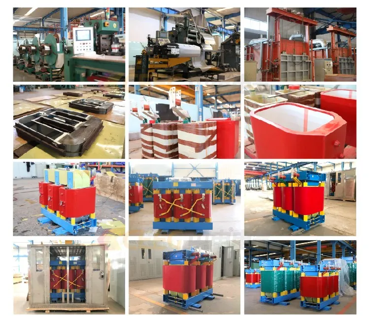 Energy saving amorphous alloy dry type transformer unit