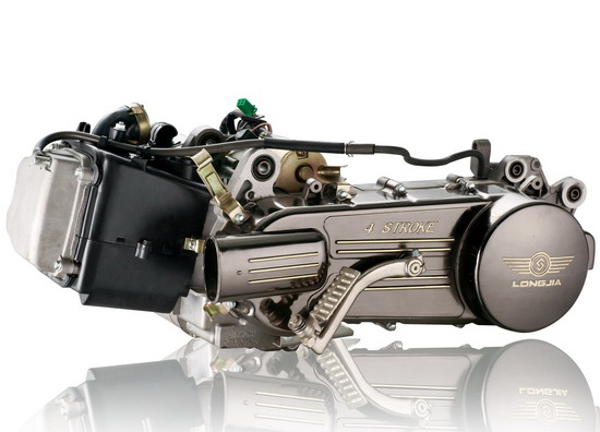 4-Stroke Air-Cooled Motorcycle Engine