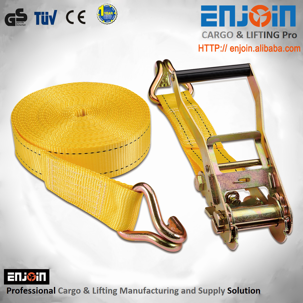ENJOIN European Standard Ratchet Tie Down Ratchet Belt Ratchet Strap - Image 2