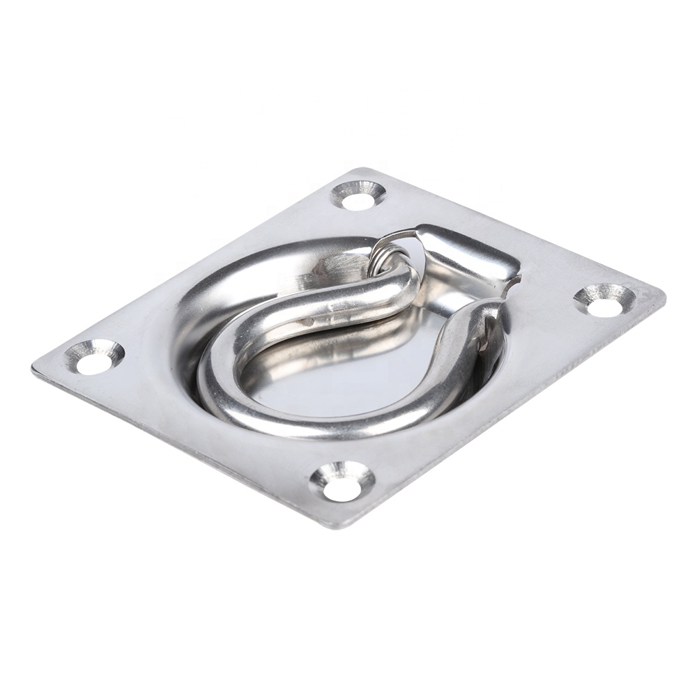 ENJOIN Hot sale Trailer Lashing Rings Tie down Recessed Pan D-ring with Plate - Image 2