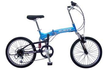 Folding Bicycle with Suspension