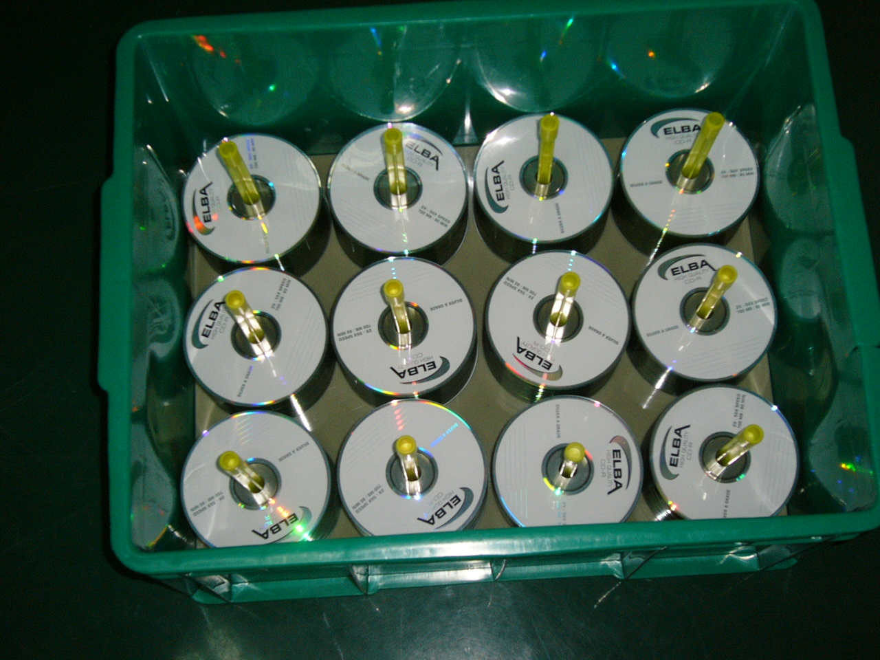 CD-R Discs in Storage Container