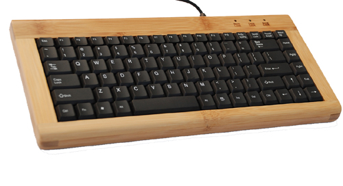 Environmental protection natural bamboo wired bamboo keyboard with 88 keys - Image 4