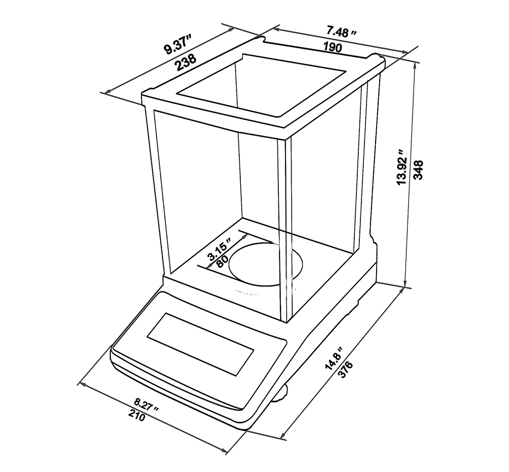 Touchscreen Precision Balance