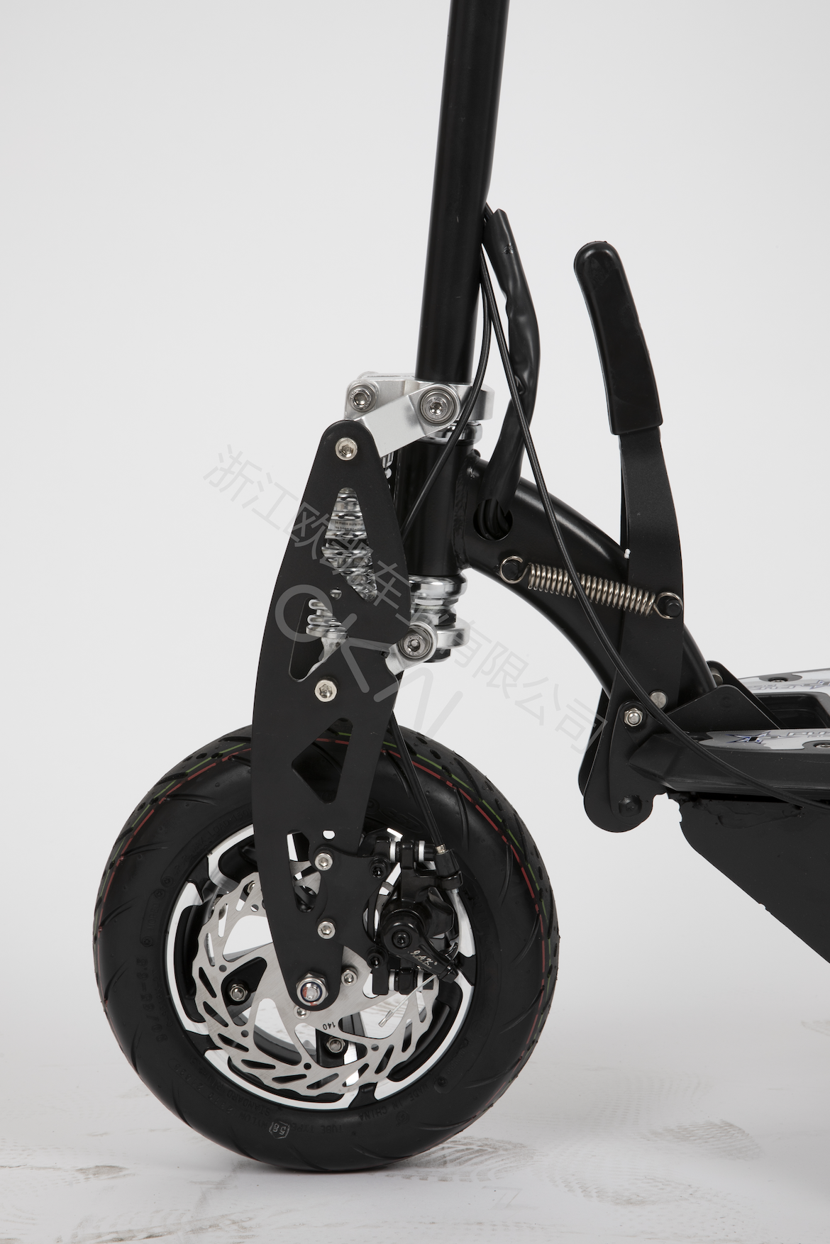 Electric Scooter with Dual Suspension