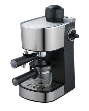 Compact Espresso Machine with Milk Frothing