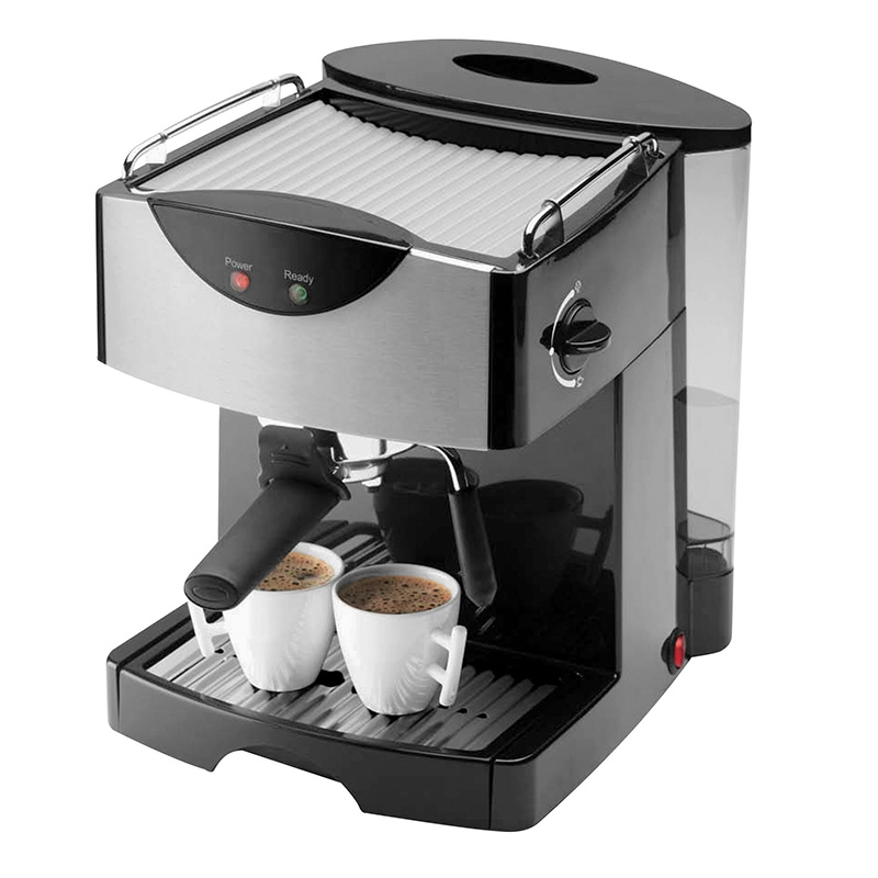 Compact Espresso Machine with Steam Wand