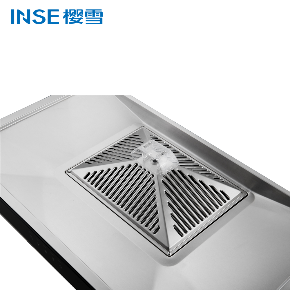 European Style Stainless Steel Cooker Hood with Integrated Lamp