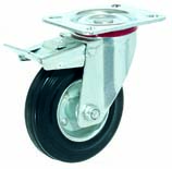 European type rubber caster - Image 2