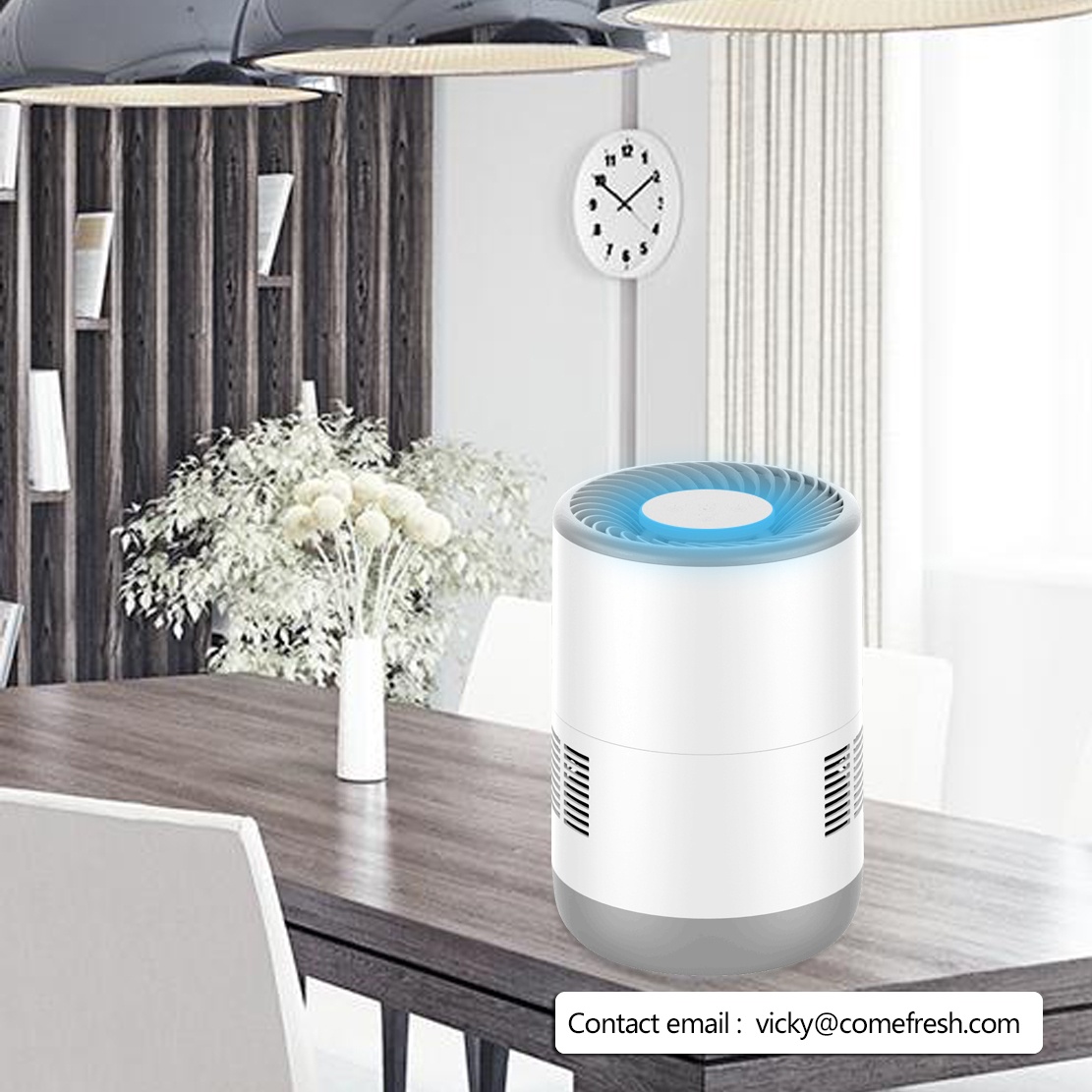 Cylindrical evaporative humidifier design
