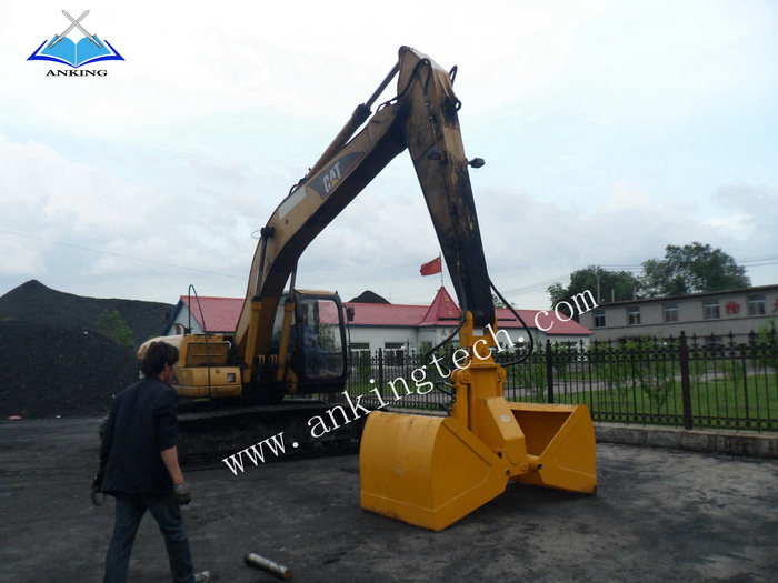 Excavator Hydraulic Clamshell Bucket Grab