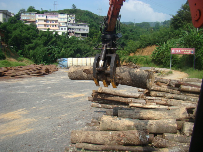 Excavator Hydraulic Timber Grab for wood - Image 3