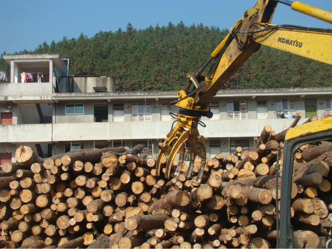 Excavator Hydraulic Timber Grab
