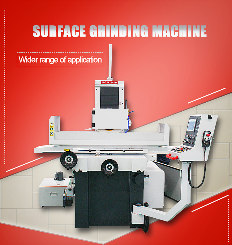 Full view of the manual surface grinding machine