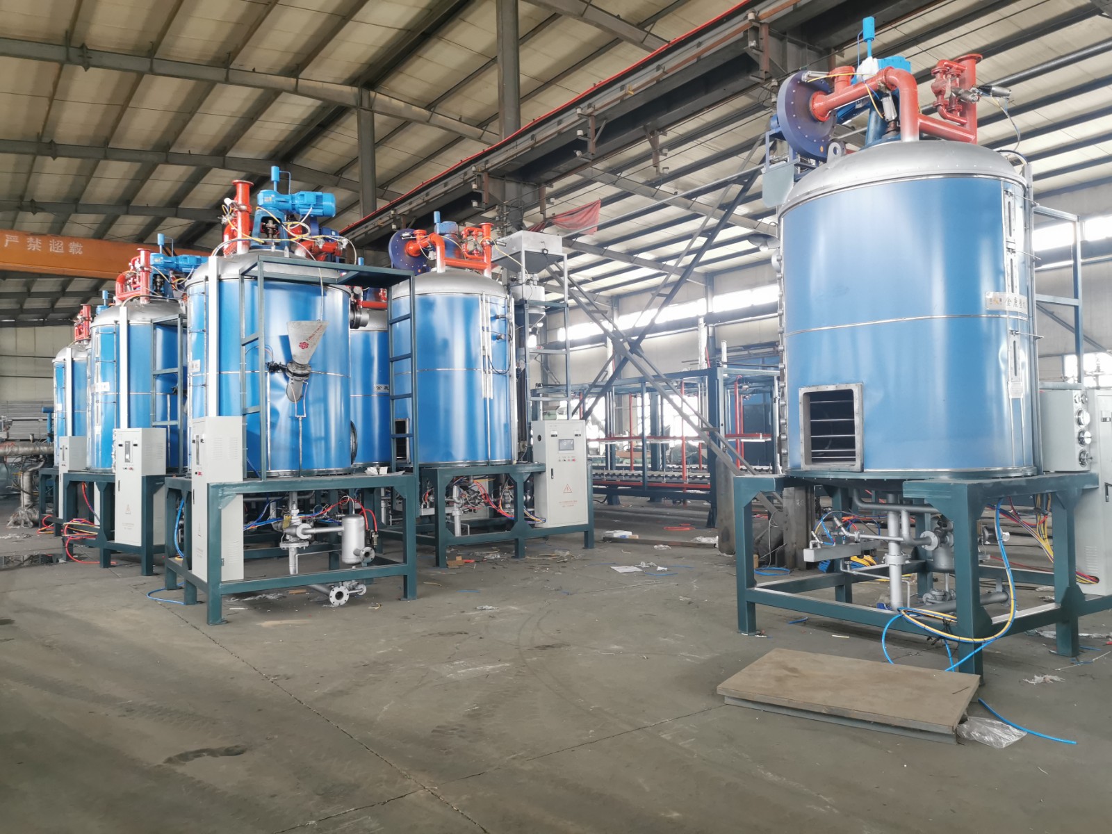 Expanded polystyrene beads pre expander EPS pearl blowing machine - Image 3