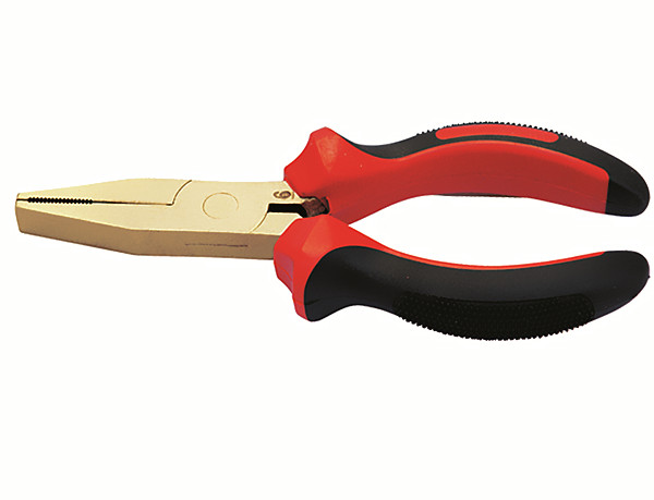 Explosion-proof duckbill pliers in a hazardous work environment
