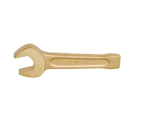 Non-sparking open-end wrench designed for hazardous environments